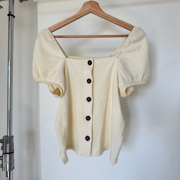 Madewell Tops - Madewell Cream Button-Up Top